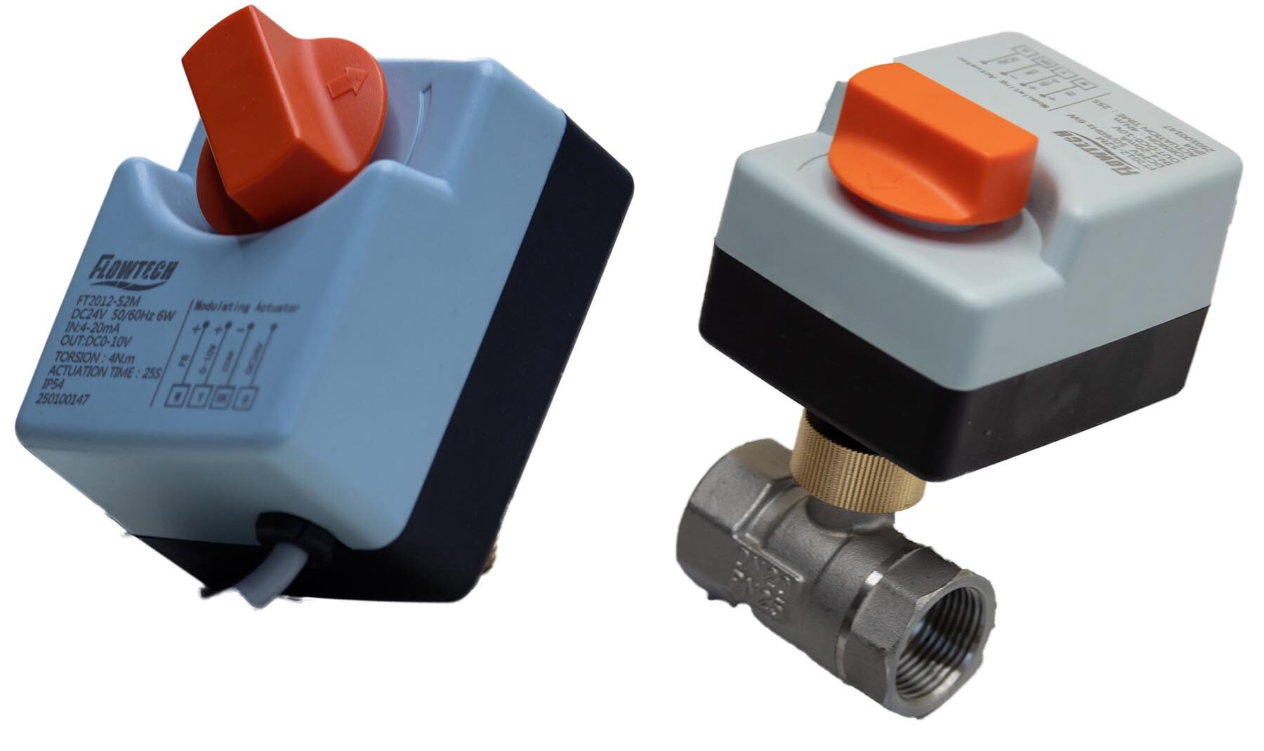 موتوریاکچویتور برقی Flowtech سری FT2012 52M e1765270757274