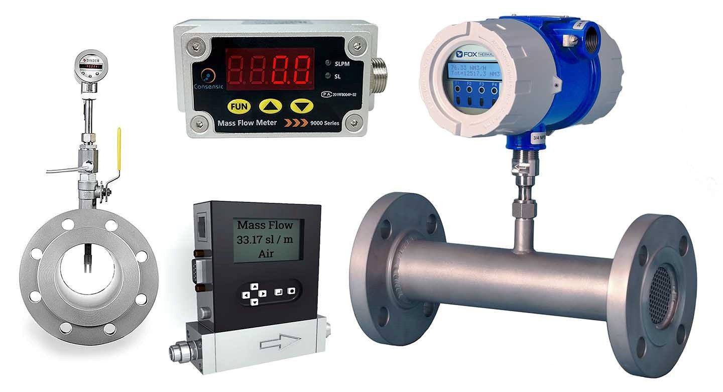 فلومتر جرمی حرارتی- ترمال مس (Thermal Mass Flowmeter) –